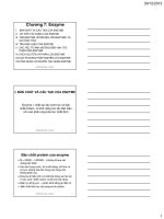 Bài giảng hóa sinh đại cương  chương 7   ths  phạm hồng hiếu