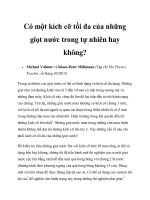 Có một kích cỡ tối đa của những giọt nước trong tự nhiên hay không 