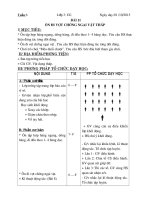 GIÁO án lớp 3 TUẦN 6 ôn đi vượt CHƯỚNG NGẠI vật THẤP 