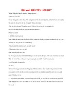 BÀI văn mẫu TIỂU học HAY  nghe và kể lại câu chuyện kéo cây lúa lên 