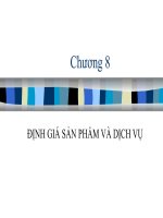 Bài giảng tài chính quốc tế  chương 8