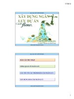 Xây dựng ngân hàng lưu dự án 