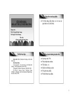 Bài giảng hóa kỹ thuật môi trường  chương 1   ths  lê nguyễn kim cương 