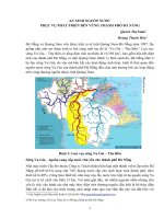 An ninh nguồn nước phục vụ phát triển bền vững thành phố đà nẵng