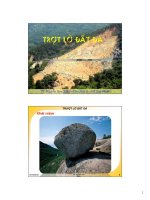 Bài giảng thiên tai  trượt lở đất đá   TS  nguyễn hữu xuân