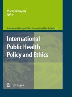 INTERNATIONAL LIBRARY OF ETHICS, LAW, AND THE NEW MEDICINE
