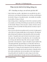 Bài tập  phân tích thiết kế hệ thống thông tin