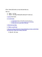 Thành phần nhân sự trong chính phủ hiện nay