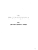 Ebook một số đặc điểm cơ bản của hệ thực vật việt nam  phần 2   PTS  lê trần chấn (chủ biên)