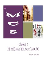 Bài giảng kiểm toán đại cương  chương 3   trần phan khánh trang