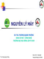 Bài giảng nguyên lý máy  chương 8   ths  trương quang trường