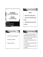 Bài giảng hóa kỹ thuật môi trường  chương 2   ths  lê nguyễn kim cương 