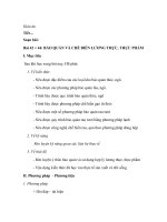 Giáo án bài 42 44 bảo QUẢN và CHẾ BIẾN LƯƠNG THỰC, THỰC PHẨM 