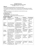 kế hoạch chăm sóc giáo dục trẻ mầm non chủ đề trường mầm non của bé 