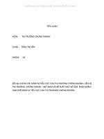 Hãy CHỈ RA các HÀNH VI TIÊU cực của THỊ TRƯỜNG CHỨNG KHOÁN  LIÊN hệ THỊ TRƯỜNG  CHỨNG KHOÁN   VIỆT NAM và đề SUẤT một số GIẢI  PHÁP NHẰM hạn CHẾ HÀNH VI TIÊU cực của THỊ TRUONGF CHỨNG KHOÁN