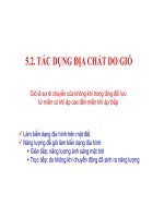 Chương 5 2 tác dụng địa chất do gió