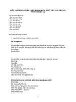 KIỂM SOÁT nội bộ THEO CHIỀU NGANG được THIẾT lập THEO các QUY TRÌNH NGHIỆP vụ 