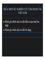 Bài giảng tài chính công  bài 4