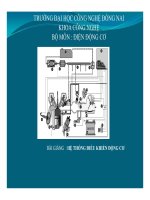 Bài giảng hệ thống điều khiển động cơ   đh công nghệ đồng nai