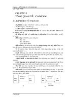GIÁO TRÌNH CAD CAM   CHƯƠNG 1 