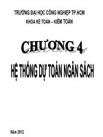 Bài giảng kế toán quản trị  chương 4   TS  trần văn tùng