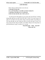 THIẾT kế hệ THỐNG CUNG cấp điện CHO PHÂN XƯỞNG CHẾ tạo và GIA CÔNG 