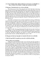 CÁC yếu tố KHOA học TRONG LĨNH vực sản XUẤT và CHẾ BIẾN cá TRA, cá BASA XUẤT KHẨU và HIỆU QUẢ KINH tế xã hội 