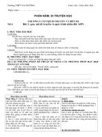 Ôn tập môn sinh lớp 12 học kỳ 1 phần 1