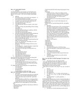 Đề cương ôn tập môn khoa học môi trường địa chất 