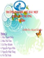 Bài thuyết trình sự hình thành đầm lầy   đh thủ dầu một