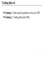 Bài giảng trường điện từ  chương 2   lương hữu tuấn