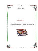 Vận dụng kiến thức liên môn để tuyên truyền  đến mọi người vì sao không nên sử dụng túi ni lông trong cuộc sống hằng ngày 