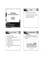 Bài giảng hóa kỹ thuật môi trường  chương 6   ths  lê nguyễn kim cương