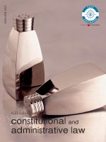 Constitutional and administrative law fourth edition