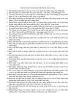 Câu hỏi thuyết trình môn sinh thái môi trường 