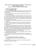 TÍNH TOÁN ĐỘNG học hệ dẫn ĐỘNG và THIẾT kế bộ TRUYỀN ĐỘNG ĐAI THẲNG