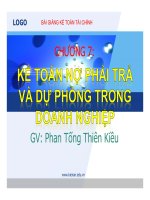 Bài giảng kế toán tài chính  chương 7   phan tống thiên kiều