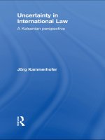 Uncertainty in international law