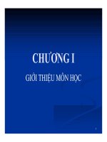 Bài giảng nguyên lý thống kê  chương 1   GV  hà văn sơn