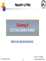 Bài giảng nguyên lý máy  chương 9 (phần 3)   ths  trương quang trường