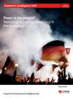 Power to the people managing technology democracy in the workplace 
