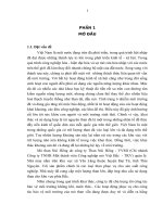 Báo cáo tốt nghiệp ngành khoa học môi trường  đánh giá hiện trạng và đề xuất biện pháp giảm thiểu ảnh hưởng của hoạt độn