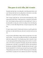 Thu gom và xử lý dầu, khí và nước 