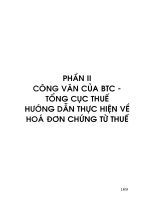 Ebook chế độ hóa đơn chứng từ thuế  phần 2   nxb  tài chính