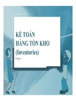 Bài giảng kế toán tài chính   chương 3 kế toán hàng tồn kho