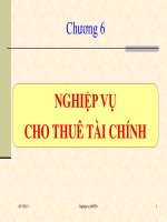 NGHIỆP vụ CHO THUÊ tài CHÍNH