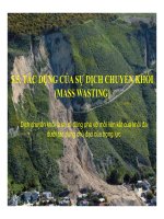 Chương 5,5 tác dụng của sự dịch chuyển khối