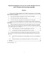 Đánh giá vai trò của các tổ chức môi giới CGCN về KHCN để phát triển thị trường công nghệ 