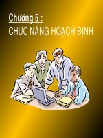 Bài Giảng Chức Năng Hoạch Định