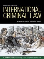 INTERNATIONAL CRIMINAL LAW second edition